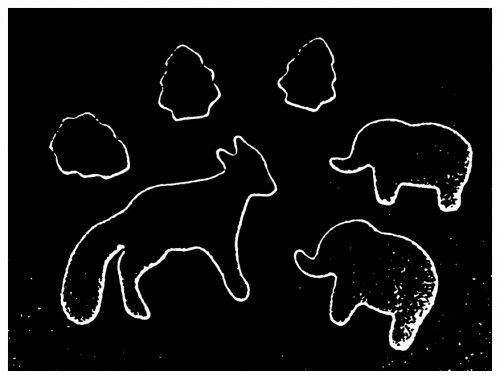 Kamēr ziloņbērni gatavojās doties pastaigā, Ziloņpapuss un Ziloņmamma tērzēja ar aukli Lapsas jaunkundzi.